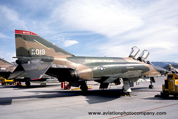 USAF Nevada ANG 192 TRS McDonnell RF-4C Phantom 64-1019 (1976)