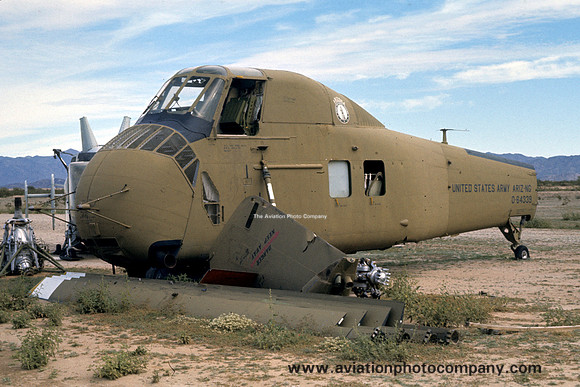 US Army Arizona ArNG Sikorsky CH-34C 56-4338 dumped at Mesa (1976)