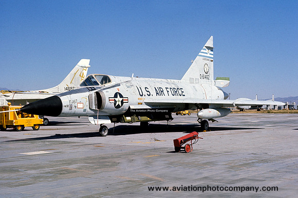 USAF Louisiana ANG Convair F-102A Delta Dagger 56-1462 at MASDC Davis Monthan (1975)