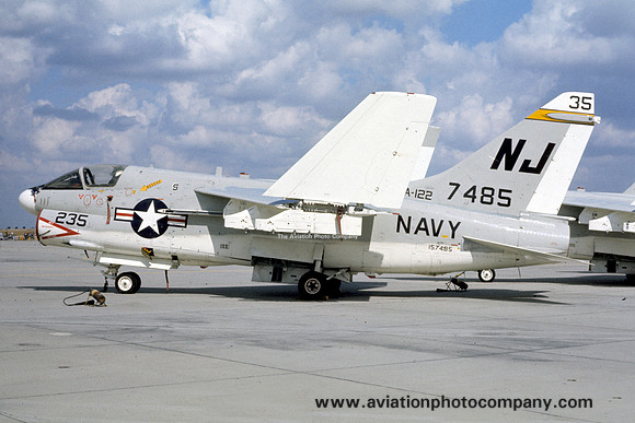 US Navy VA-122 LTV A-7E Corsair 157485/NJ-235 (1975)