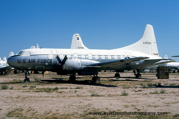 USAF Convair T-29A 49-1925 at MASDC Davis Monthan (1975)