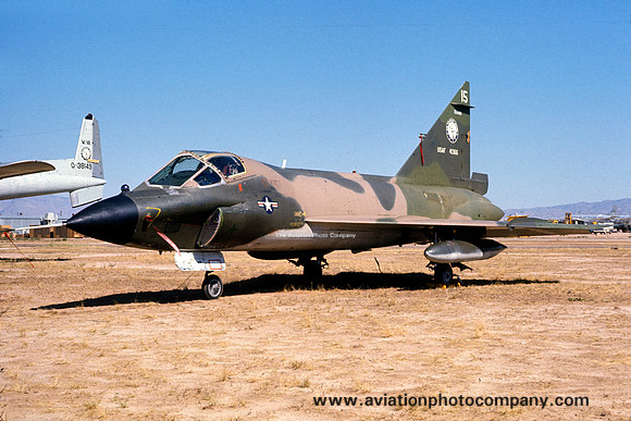 USAF Convair TF-102A Delta Dagger 54-1366 at MASDC Davis Monthan (1975)