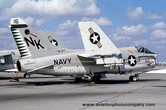 US Navy VA-27 LTV A-7E Corsair 157471/NK-416 (1975)