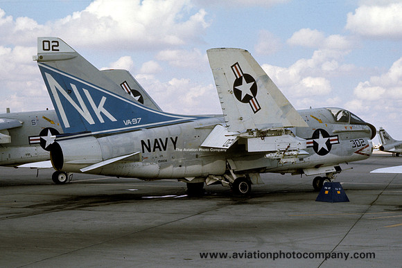 US Navy VA-97 LTV A-7E Corsair 156836/NK-302 (1975)