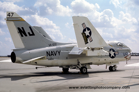 US Navy VA-122 LTV A-7E Corsair 158659/NJ-247 (1975)