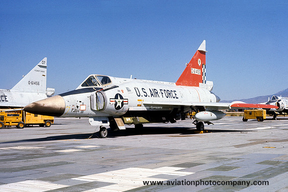USAF 57 FIS Convair F-102A Delta Dagger 56-1455 at MASDC Davis Monthan (1975)