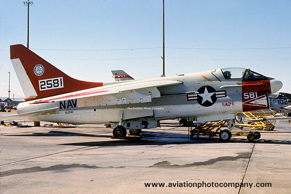 US Navy NATC LTV NA-7A Corsair 152581 at MASDC Davis Monthan (1975)