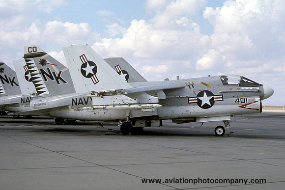 US Navy VA-27 LTV A-7E Corsair 159651/NK-401 (1975)