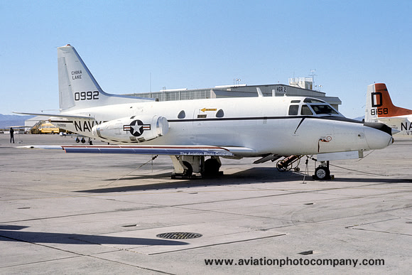 US Navy China Lake North American T-39D Sabreliner 150992 (1975)