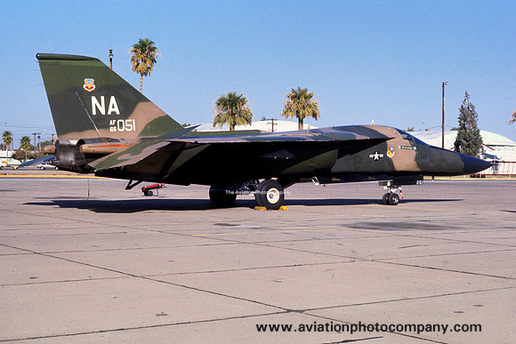 USAF 474 TFW General Dynamics F-111A Aardvark 66-0051/NA (1975)