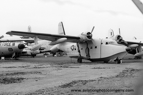 USAF Grumman HU-16A Albatross 51-0025 displayed at the New England Air Museum (1975)