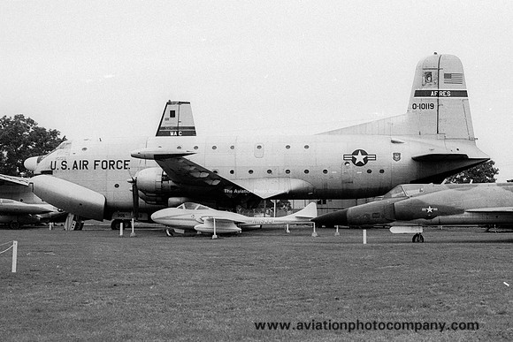 USAF Douglas C-124C Globemaster 51-0119 displayed at the New England Air Museum (1975)