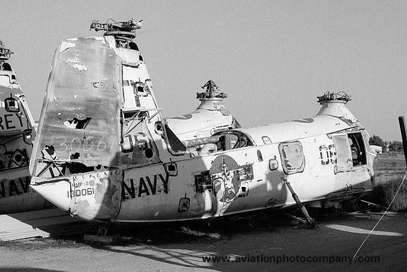 Ex US Navy Piasecki HUP-2 Retriever 130061 at Mesa (1976)