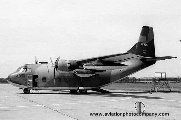 USAF AFRes 302 TAW Fairchild C-123K Provider 54-0619 (1975)