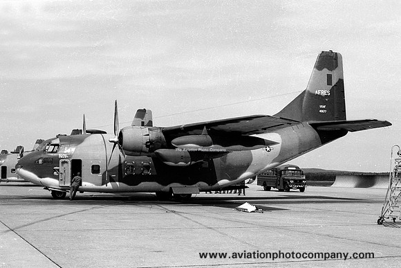 USAF AFRes 302 TAW Fairchild C-123K Provider 54-0677 (1975)