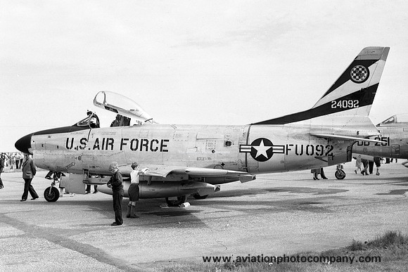 USAF 496 FIS North American F-86D Sabre 52-4092 (1959)