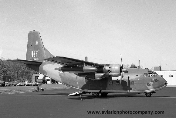 USAF AFRes 731 TAS Fairchild C-123K Provider 54-0635/HF (1974)