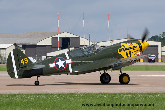 Hangar 11 Collection Curtiss P-40M Warhawk G-KITT at RIAT Fairford (2007)