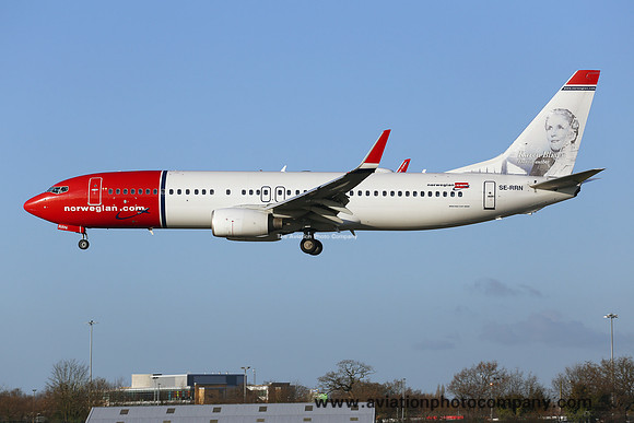 Norwegian Air Sweden Boeing 737-8JP SE-RRN at Manchester (2019)