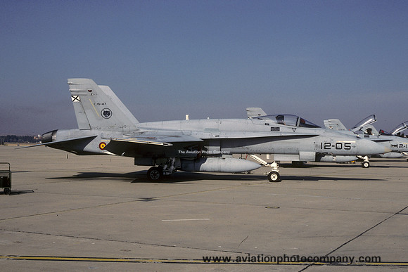 Spanish Air Force Ala 12 McDonnell Douglas EF-18A Hornet C.15-47/12-05 (1994)
