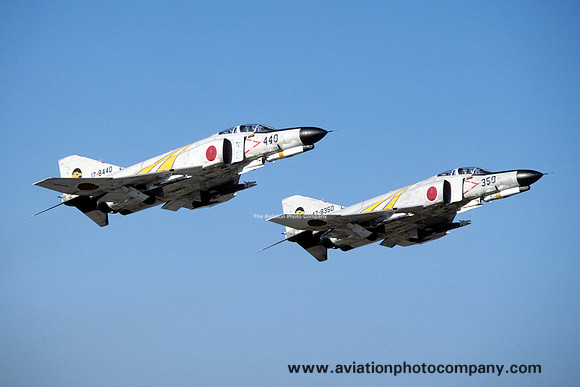 JASDF 306 Hikotai McDonnell F-4EJ Phantom 17-8440 and 47-8350 (1986)