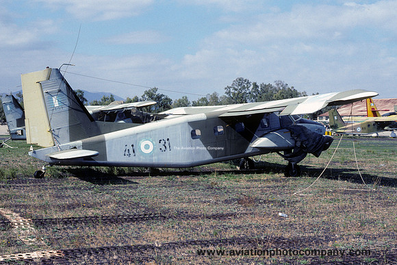Greek Air Force Dornier Do28D 4131 stored Elefsis (1995)