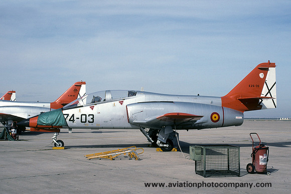 Spanish Air Force Ala 74 CASA C-101 Aviojet E.25-35/74-03 (1995)