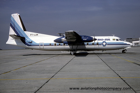 Rio Sul Fokker F-27-500 Frinedship PT-LZM (1988)