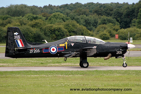 RAF 1 FTS 72 Squadron Short Tucano T.1 ZF205 at RAF Linton on Ouse (2008)