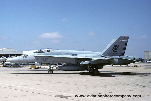 US Navy VFA-27 McDonnell Douglas F/A-18A Hornet 162422/NL-402 (1991)