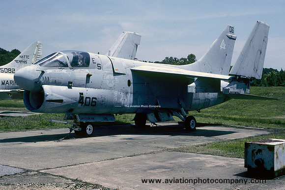 US Navy LTV A-7B Corsair 154548 at NATTC Memphis (1993)