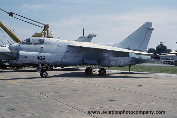 US Navy NATTC Memphis LTV A-7B Corsair 154382/402 (1993)