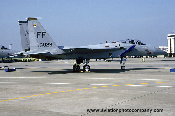 USAF 1 FW 94 FS McDonnell Douglas F-15C Eagle 83-0023/FF (1993)