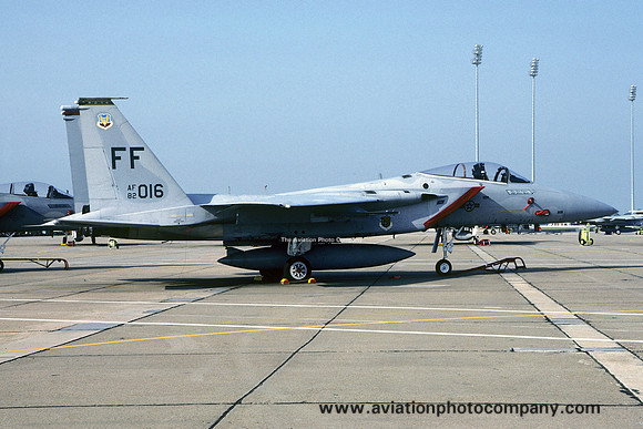 USAF 1 FW 71 FS McDonnell Douglas F-15C Eagle 82-0016/FF (1993)