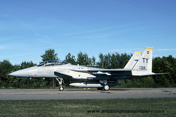 USAF 325 FW 2 FS McDonnell Douglas F-15D Eagle 79-0014/TY (1993)
