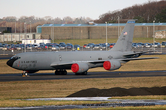 USAF 6 AMW 91 ARS Boeing KC-135R Stratotanker 58-0113 at Prestwick (2009)