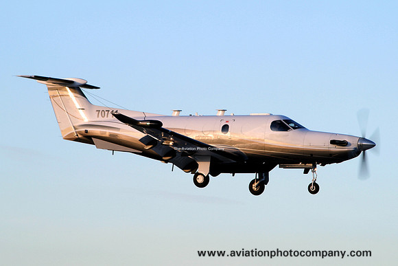 USAF Pilatus U-28A Draco 07-0711 at Lajes (2009)