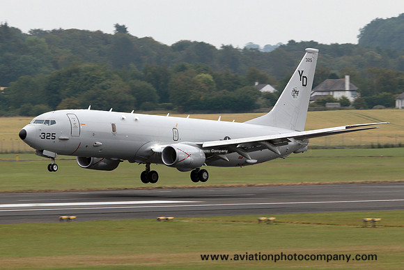 US Navy VP-4 Boeing P-8A Poseidon 169325/YD at Prestwick (2019)