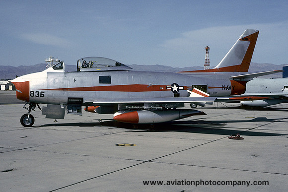 US Navy North American QF-86H Sabre 562818/836 (1992)