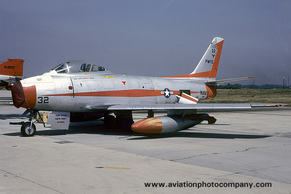 US Navy PMTC North American QF-86F Sabre 562055/32 (1992)