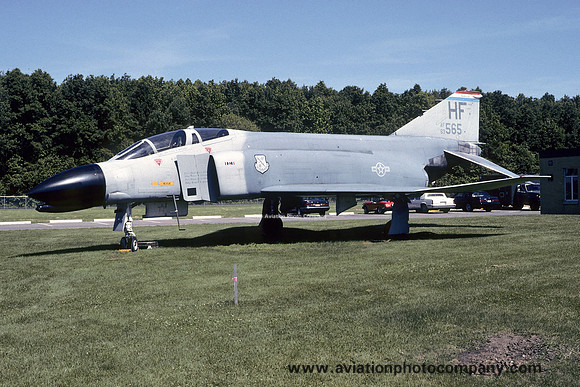 USAF Indiana ANG McDonnell F-4C Phantom 63-7565/HF displayed at Terra Haute (1993)