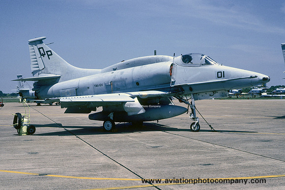 US Marines VMA-124 Douglas A-4M Skyhawk 160243/QP-01 (1993)