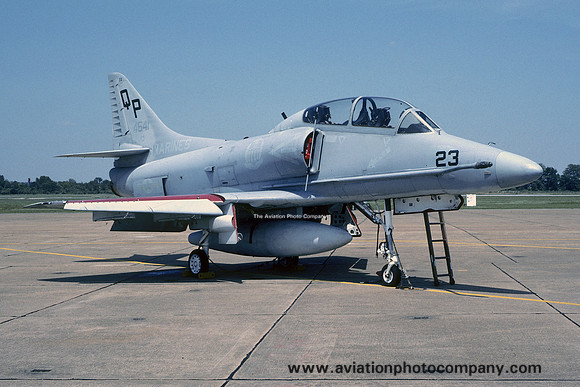 US Marines VMA-124 Douglas TA-4J Skyhawk 154641/QP-23 (1993)