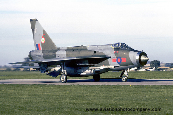 RAF 5 Squadron English Electric Lightning F.6 XS919/F (1978)