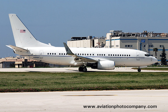 USAF DC ANG 201 AS Boeing C-40C Clipper 02-0202 at Malta Luqa IAP (2012)