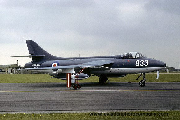 Royal Navy FRADU Hawker Hunter GA.11 WW654/833 (1979)