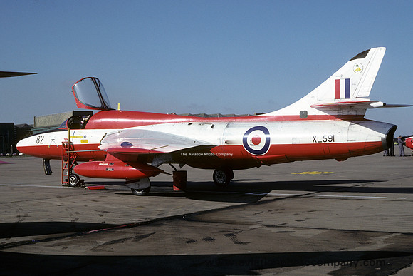RAF 4 FTS/237 OCU Hawker Hunter T.7 XL591 (1979)