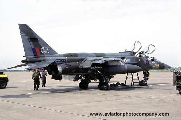 RAF 20 Squadron Sepecat Jaguar T.2 XX833/CZ (1979)