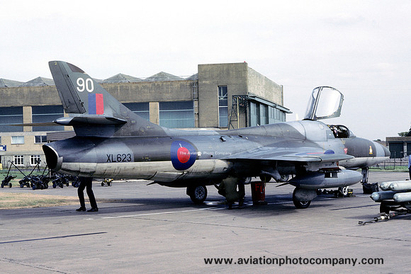RAF 1 TWU Hawker Hunter T.7 XL623/90 (1979)