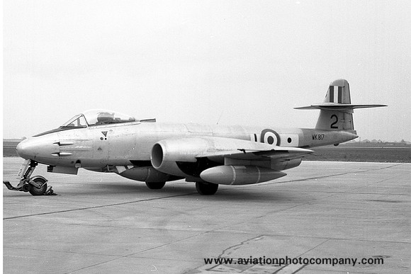 RAF Leconfield Station Flight Gloster Meteor F.8 WK817 (1959)